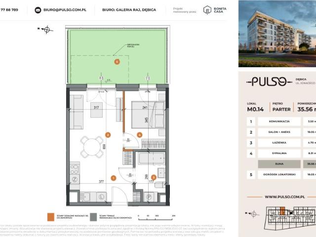 Mieszkanie 35,6m²