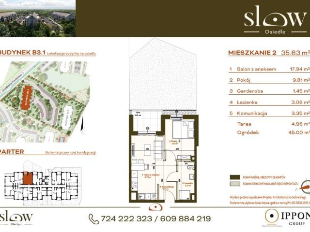 Mieszkanie 35,6m²