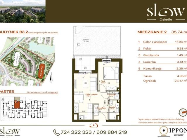 Mieszkanie 35,7m²