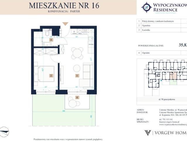 Mieszkanie 35,8m²