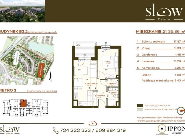 Mieszkanie 35,9m²