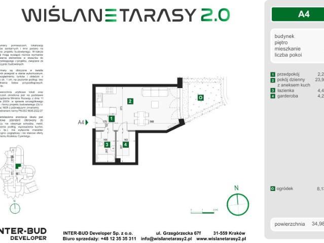Mieszkanie 35m²