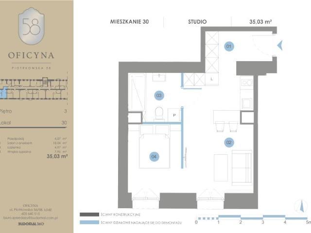 Mieszkanie 35m²