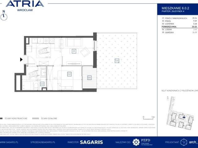 Mieszkanie 35m²