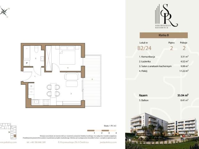 Mieszkanie 35m²