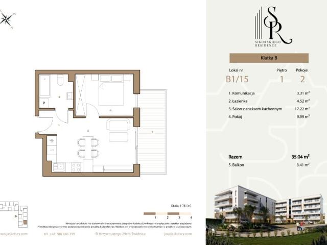 Mieszkanie 35m²