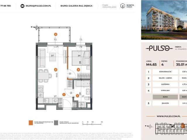 Mieszkanie 35m²