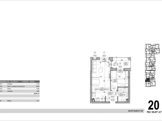 Mieszkanie 35m²