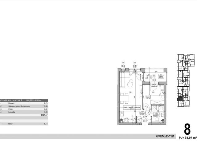 Mieszkanie 35m²