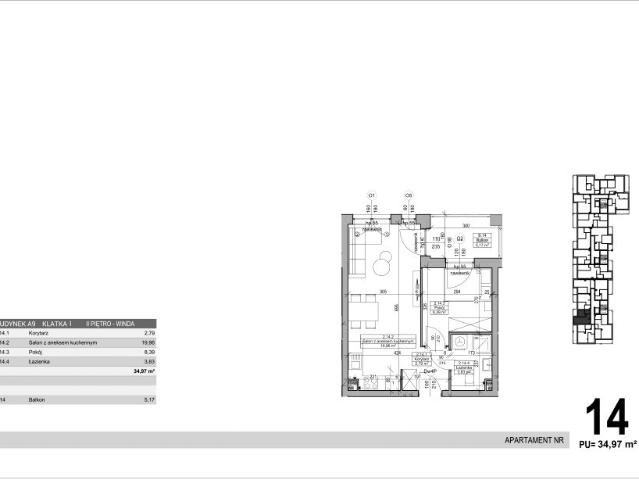 Mieszkanie 35m²