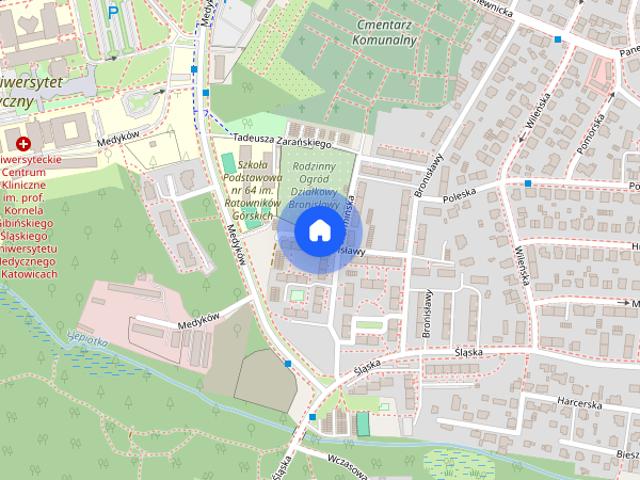 Mieszkanie 36 m² z oddzielną kuchnią, cicha okolica