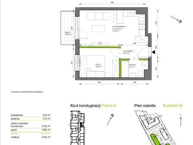 Mieszkanie 36m²