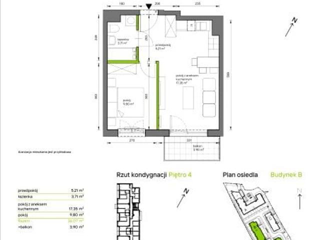 Mieszkanie 36m²