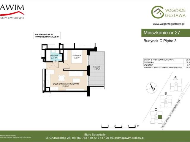Mieszkanie 36,1m²