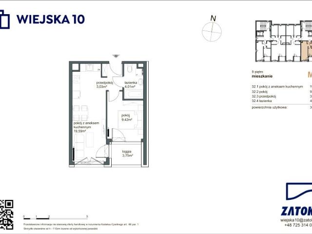 Mieszkanie 36,1m²
