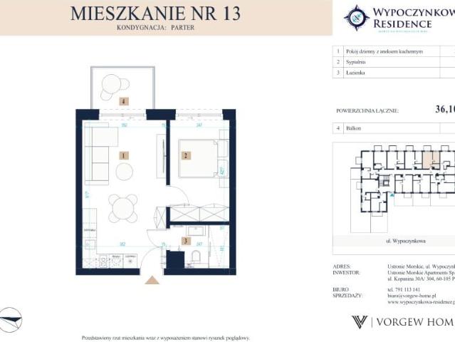 Mieszkanie 36,1m²