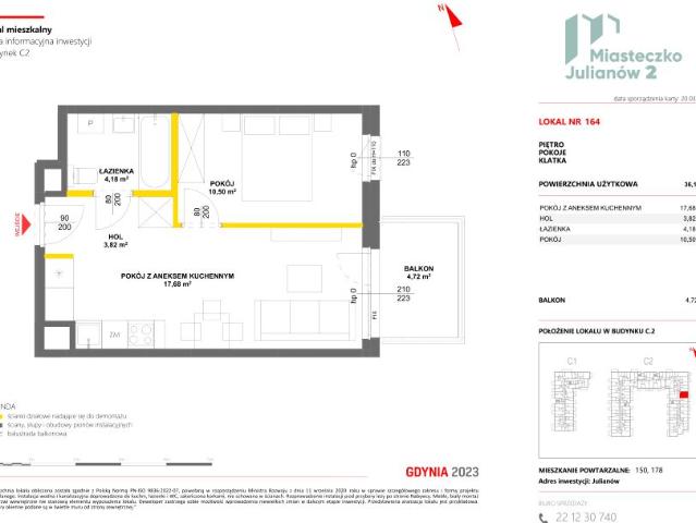 Mieszkanie 36,2m²