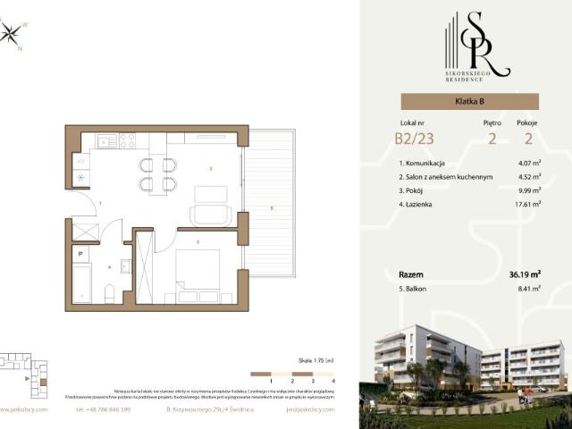 Mieszkanie 36,2m²