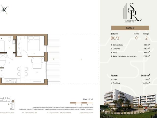 Mieszkanie 36,2m²