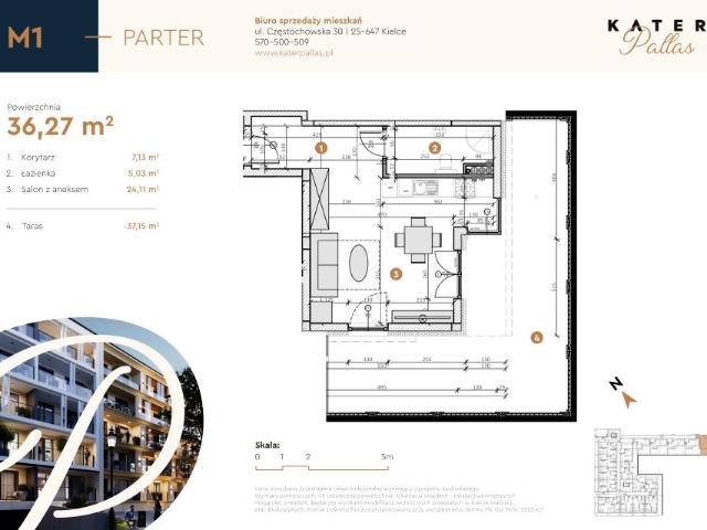 Mieszkanie 36,3m²
