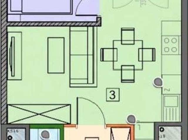 Mieszkanie 36,44 m², Lublin