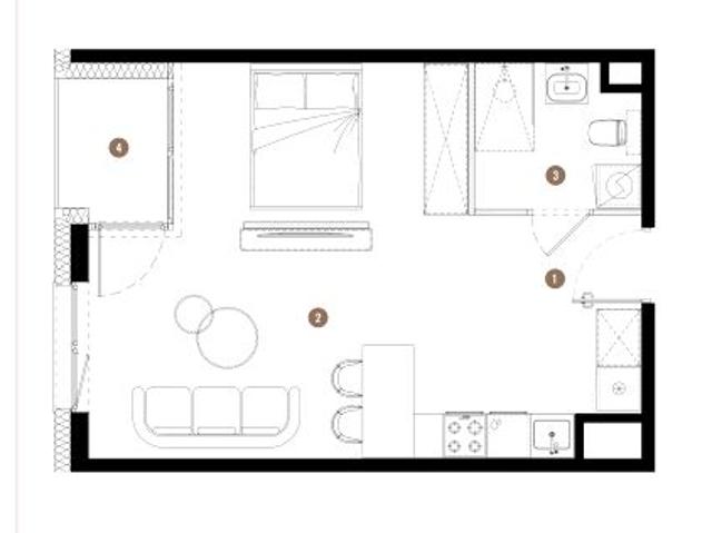 Mieszkanie 36,4m²
