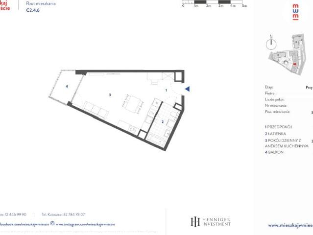 Mieszkanie 36,5m²