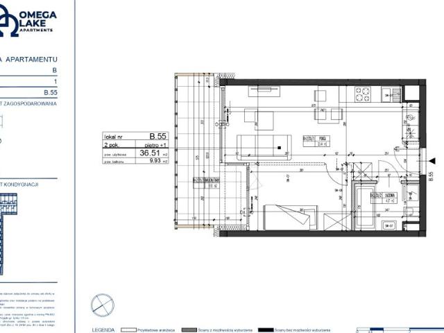 Mieszkanie 36,5m²