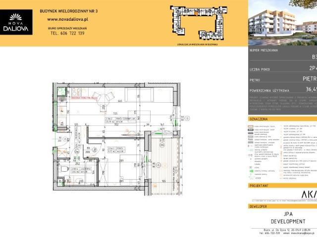 Mieszkanie 36,5m²