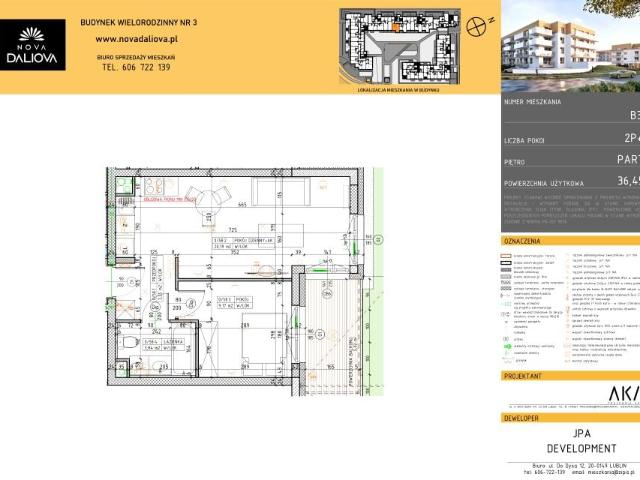 Mieszkanie 36,5m²