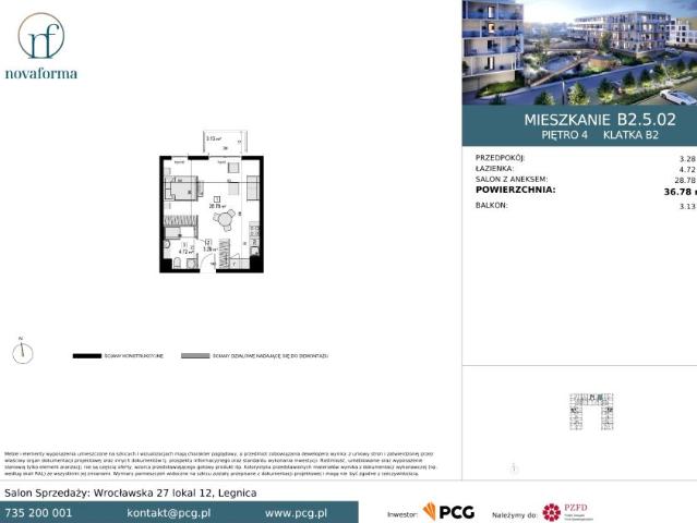 Mieszkanie 36,8m²