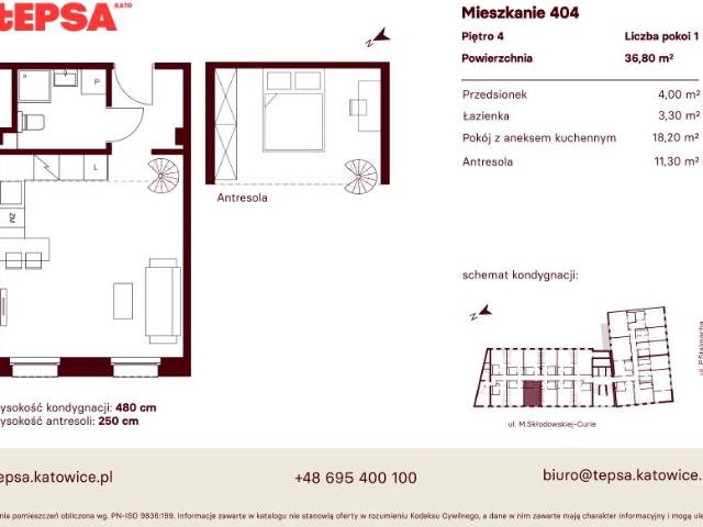 Mieszkanie 36,8m²