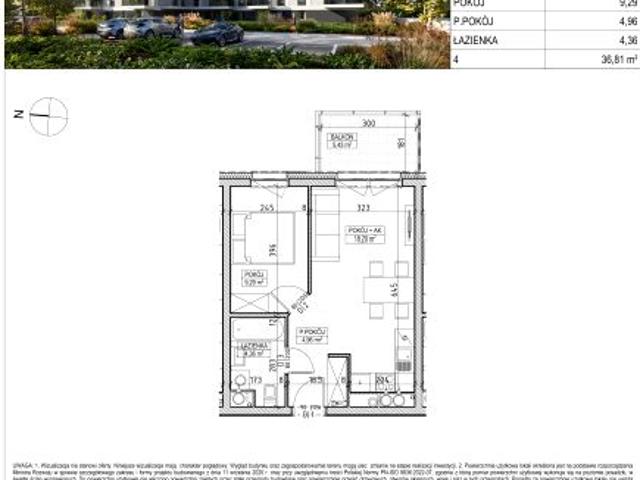 Mieszkanie 36,8m²