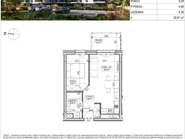 Mieszkanie 36,8m²