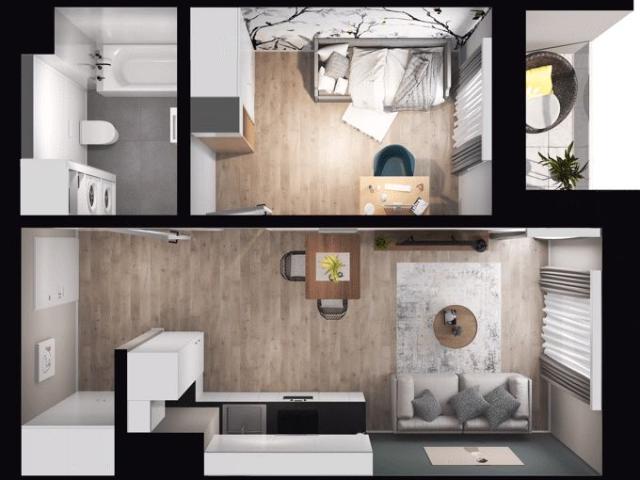 Mieszkanie 36,8m²