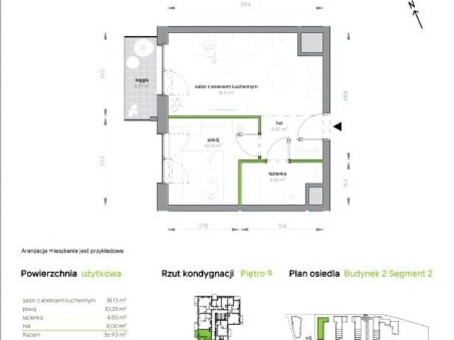 Mieszkanie 36,9m²