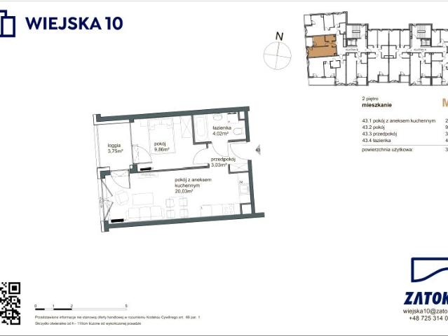Mieszkanie 36,9m²
