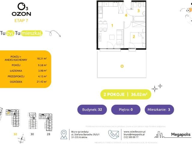 Mieszkanie 36m²