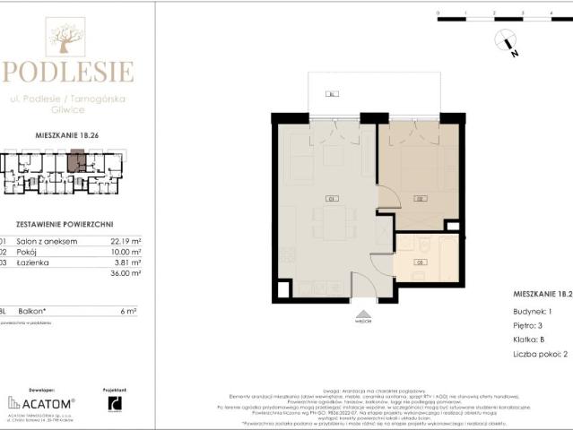 Mieszkanie 36m²