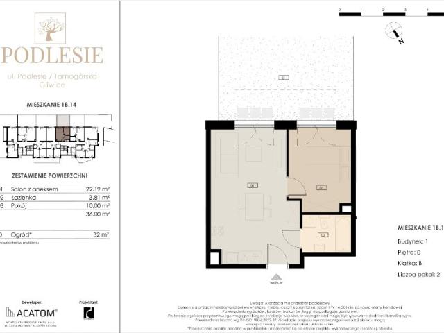 Mieszkanie 36m²