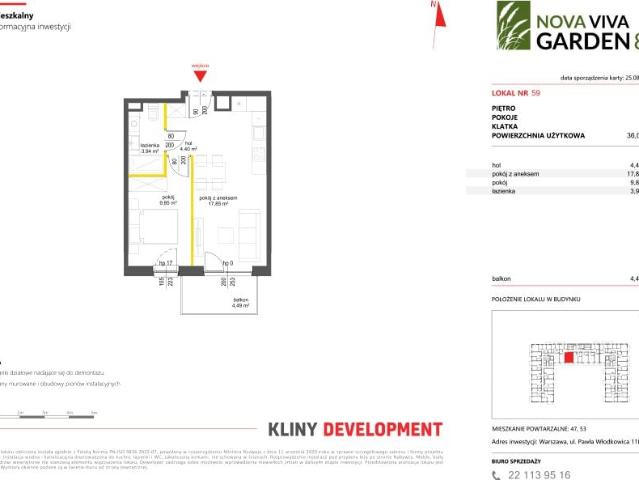 Mieszkanie 36m²