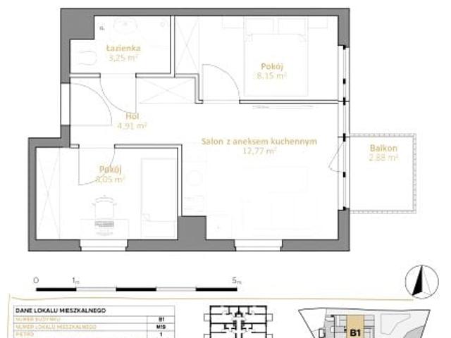 Mieszkanie 37,1m²