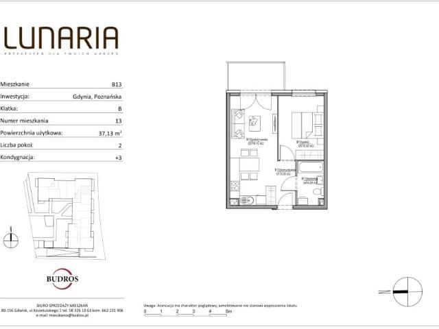 Mieszkanie 37,1m²