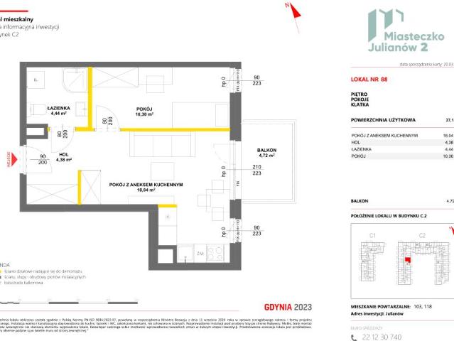 Mieszkanie 37,2m²