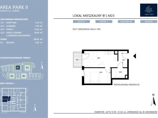 Mieszkanie 37,2m²