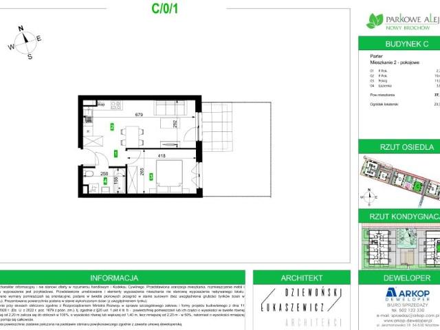 Mieszkanie 37,2m²
