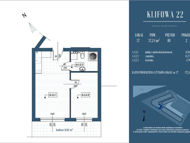 Mieszkanie 37,2m²