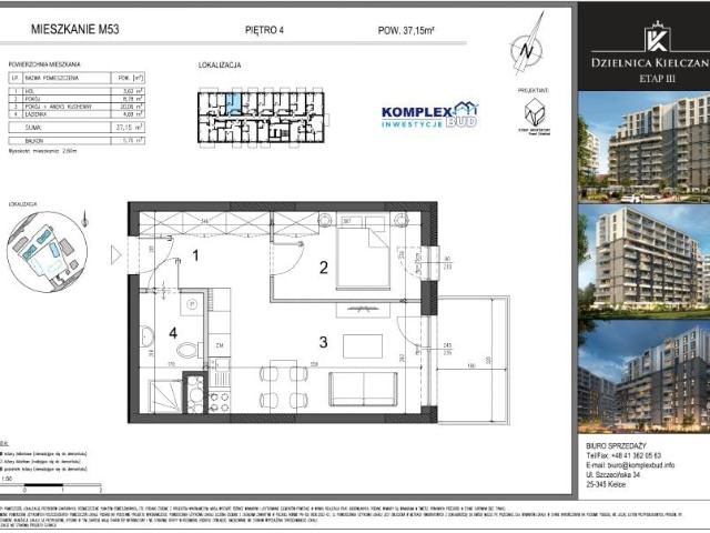 Mieszkanie 37,2m²