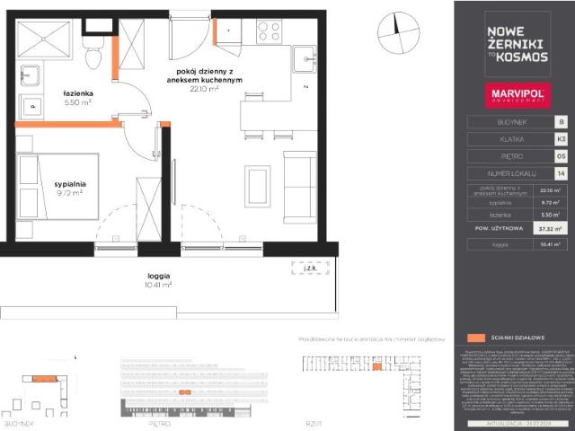 Mieszkanie 37,3m²