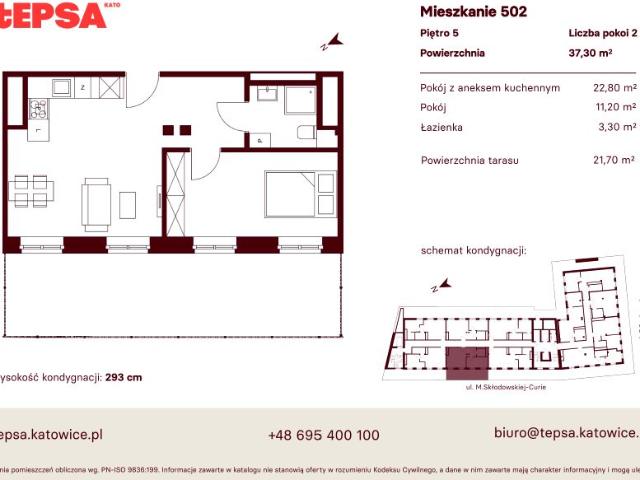 Mieszkanie 37,3m²